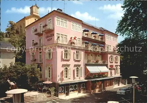Bad Gleichenberg Hotel Grazerhof  Kat. Bad Gleichenberg
