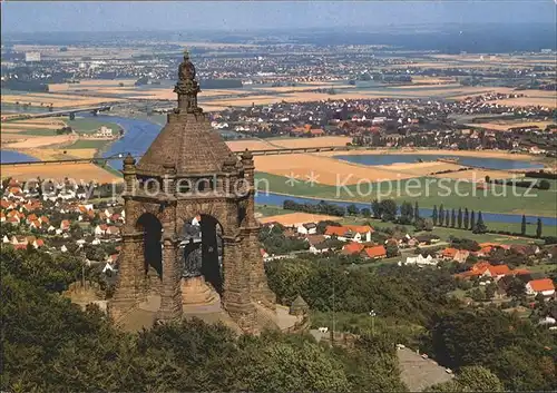 Porta Westfalica Kaiser Wilhelm Denkmal  Kat. Porta Westfalica