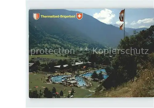 Brigerbad Grosses Freiluft Thermalbad Kat. Brigerbad