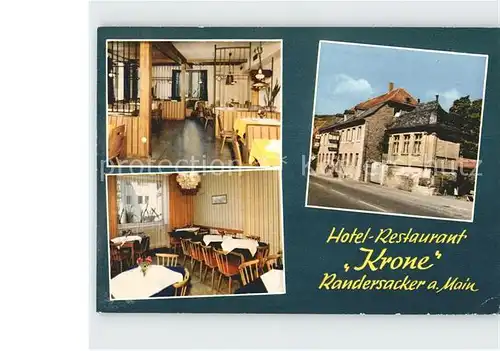 Randersacker Hotel Restaurant Zur Krone Kat. Randersacker