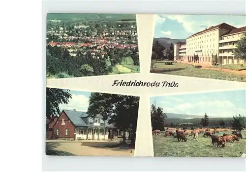 Friedrichroda FDGB  Heim Heuberghaus Am Rennsteig Kat. Friedrichroda