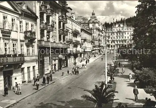 Marianske Lazne Strassenpartie Kat. Marienbad