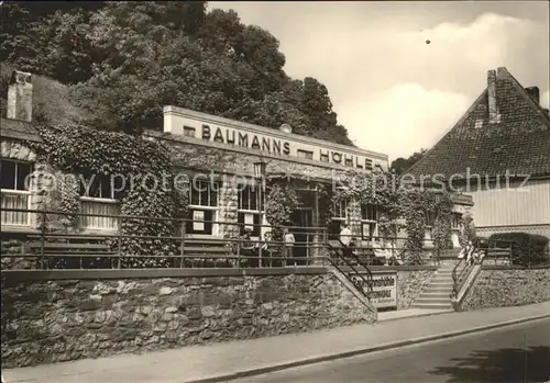 Ruebeland Harz Baumanns-Hoehle / Elbingerode Harz /Harz LKR