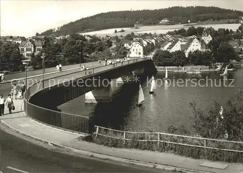 Saalburg Saale Brueckenpartie Kat. Saalburg Ebersdorf