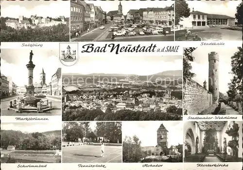 Bad Neustadt Stadtmauer Wehrturm Klosterkirche Hohntor Salzburg Kat. Bad Neustadt a.d.Saale