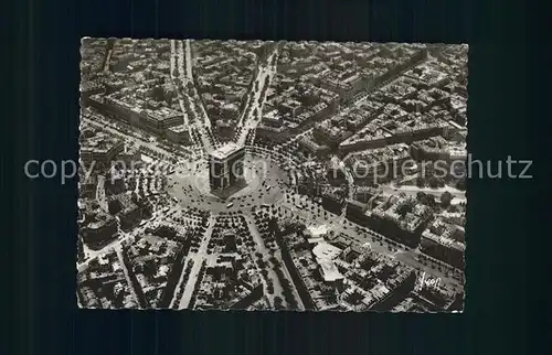 Paris Fliegeraufnahme Arc de Triomphe de L`Etoille Kat. Paris