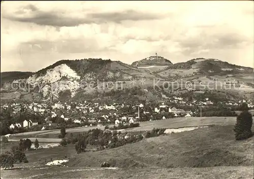 Kahla Thueringen Blick zur Leuchtenburg Kat. Kahla Thueringen