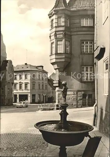 Apolda Brunnen an der August Bebel Strasse Kat. Apolda
