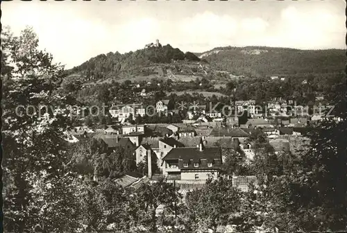 Bad Blankenburg Blick zum Greifenstein Kat. Bad Blankenburg