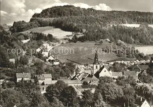 Kranichfeld Blick vom Hain Kat. Kranichfeld