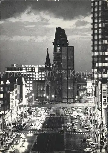 Charlottenburg Gedaechtniskirche / Berlin /Berlin Stadtkreis