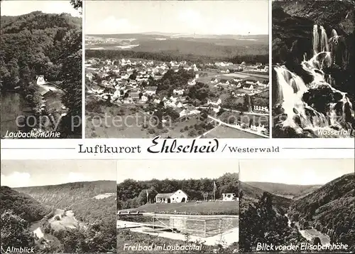 Ehlscheid Laubachsmuehle Wasserfall Elisabethenhoehe Kat. Ehlscheid