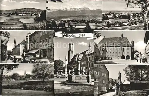 Weilheim Oberbayern  Kat. Weilheim i.OB