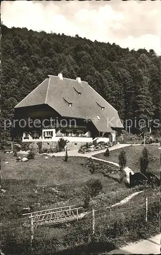 Herrenalb Bad Schwarzwaldhaus im Gaistal Kat. Bad Herrenalb