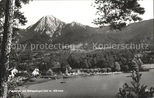 Faakersee mit Mittagskogel Kat. Villach