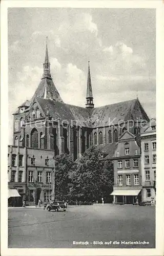 Rostock Mecklenburg Vorpommern Marienkirche Kat. Rostock