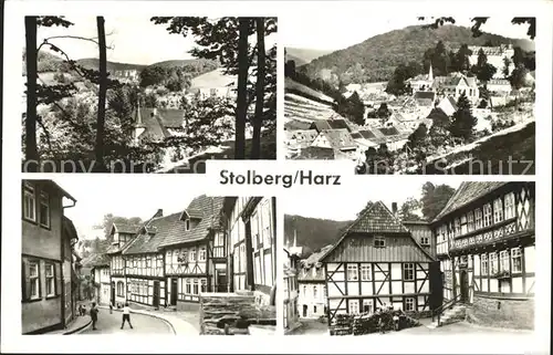 Stolberg Harz Strassenpartie Kat. Stolberg Harz