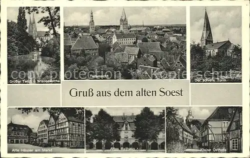 Soest Arnsberg Schiefer Turm Kleine-Osthofe Wiesenkirche / Soest /Soest LKR