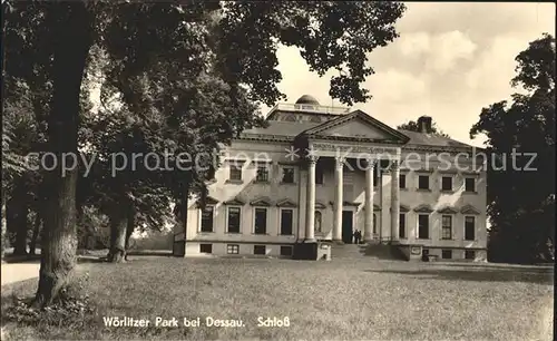 Woerlitz Park Schloss bei Dessau Kat. Woerlitz