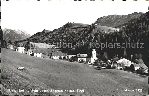 Landl Thiersee Kufstein mit Zahmen Kaiser / Thiersee /Tiroler Unterland