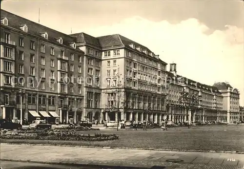 Dresden Altmarkt Cafe Prag Kat. Dresden Elbe