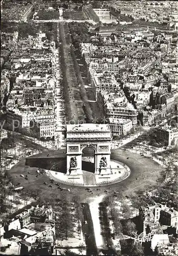 Paris Fliegeraufnahme Arc du Triomphe Kat. Paris