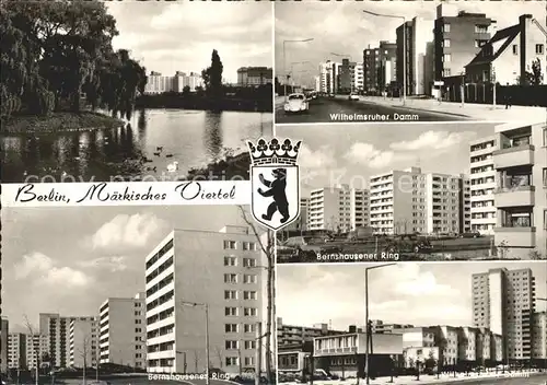 Berlin Maerkisches Viertel Wilhelmsruher Damm Bernshausener Ring Kat. Berlin