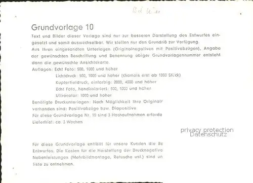 Gerau Tettenweis Grundvorlage 10 / Tettenweis /Passau LKR