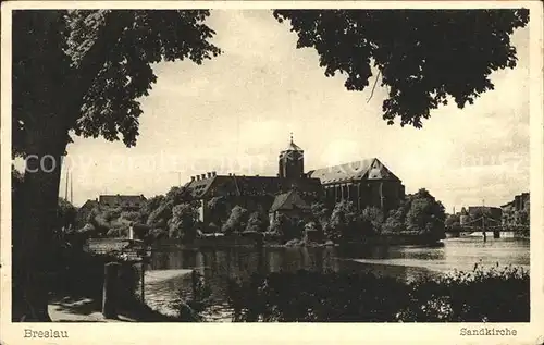 Breslau Niederschlesien Sandkirche Kat. Wroclaw