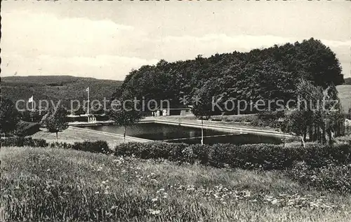 Unnau Westerwald Schwimmbad Kat. Unnau