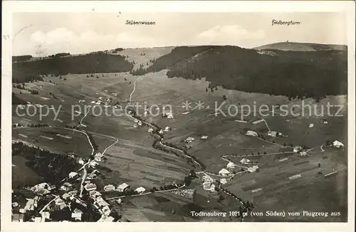 Todtnauberg Fliegeraufnahme Kat. Todtnau