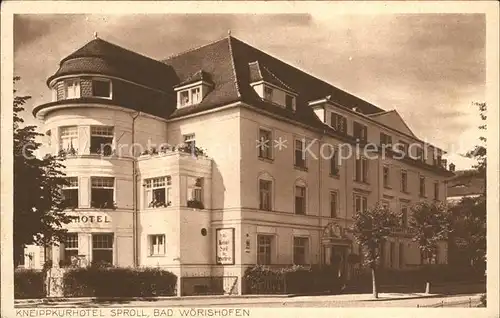 Bad Woerishofen Kneippkurhotel Sproll Kat. Bad Woerishofen