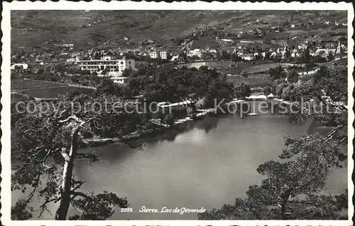 Sierre VS Lac de Geronde Kat. Sierre Siders