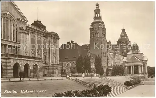 Stettin Westpommern Hakenterrasse Kat. Szczecin