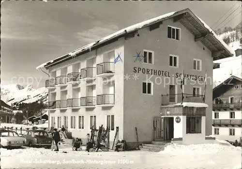 Saalbach Hinterglemm Hotel Schaettberg Kat. Saalbach Hinterglemm