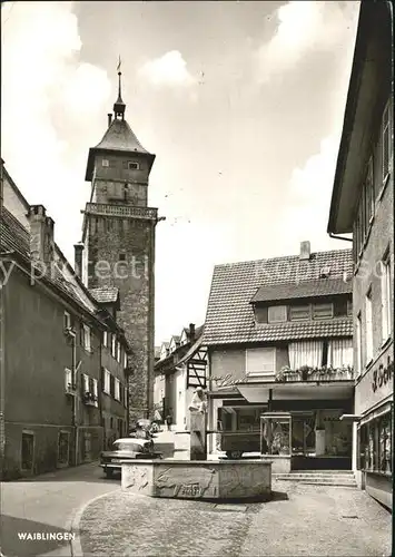 Waiblingen Brunnepartie Kat. Waiblingen