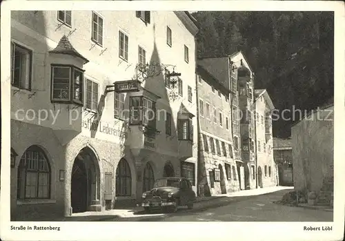 Rattenberg Niederbayern Strassenpartie Kat. Rattenberg