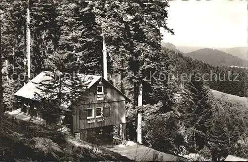 Schiltach Wittlichen Naturfreundehaus Waldhaeusle Kat. Schiltach Schwarzwald