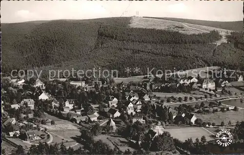 Hahnenklee Bockswiese Harz Fliegeraufnahme Kat. Goslar