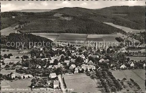 Stockum Sauerland Fliegeraufnahme Kat. Sundern (Sauerland)