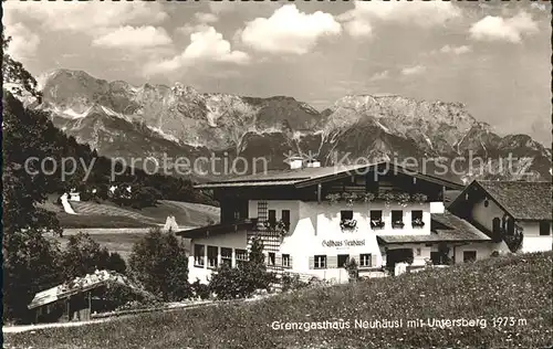 Au Berchtesgaden Grenzgasthau Fremdenheim Neuhaeusl Kat. Berchtesgaden
