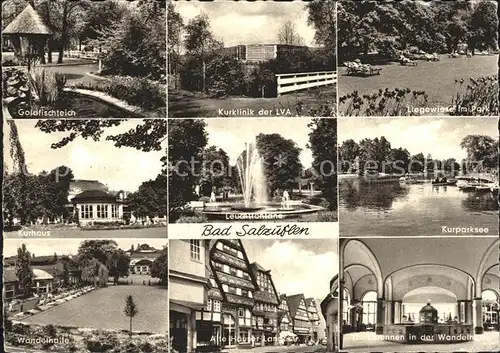 Bad Salzuflen Kurhaus Kurpark Wandelhall Kat. Bad Salzuflen