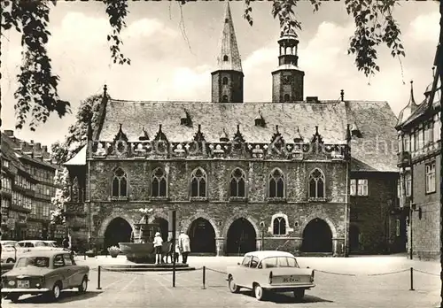 Goslar Rathaus und Markt Kat. Goslar