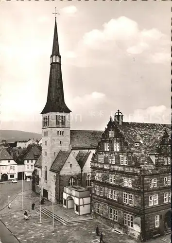 Hameln Marktkirche nach Wiederaufbau Kat. Hameln