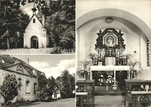 Euskirchen Muttererholungsheim Maria Rast mit Kapelle Kat. Euskirchen
