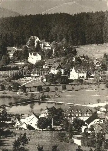 Hahnenklee Bockswiese Harz mit Kurteichen Kat. Goslar