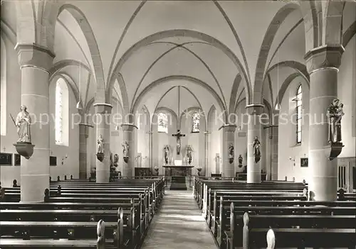 Meerhof Pfarrkirche innen Kat. Marsberg