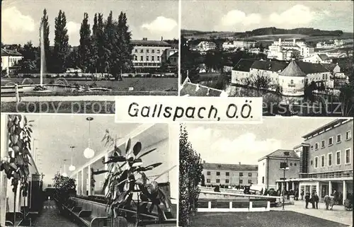 Gallspach Stadt Wasserspiele Kat. Gallspach