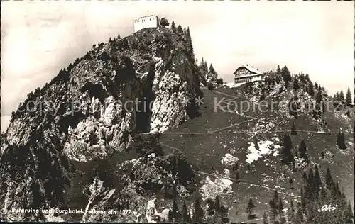 Falkenstein Allgaeu Burgruine und Burghotel  Kat. Pfronten