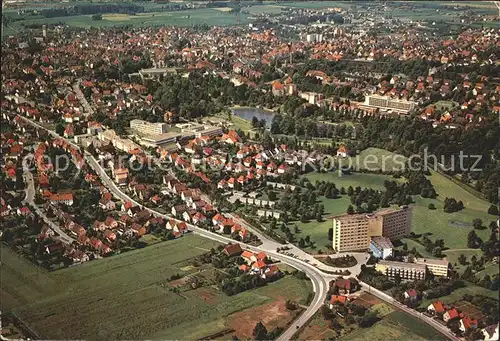 Bad Salzuflen Fliegeraufnahme Kurklinik Hotel Maritim Kat. Bad Salzuflen